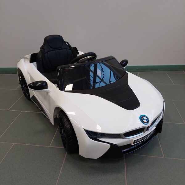 Bērnu elektroauto BMW i8, balts