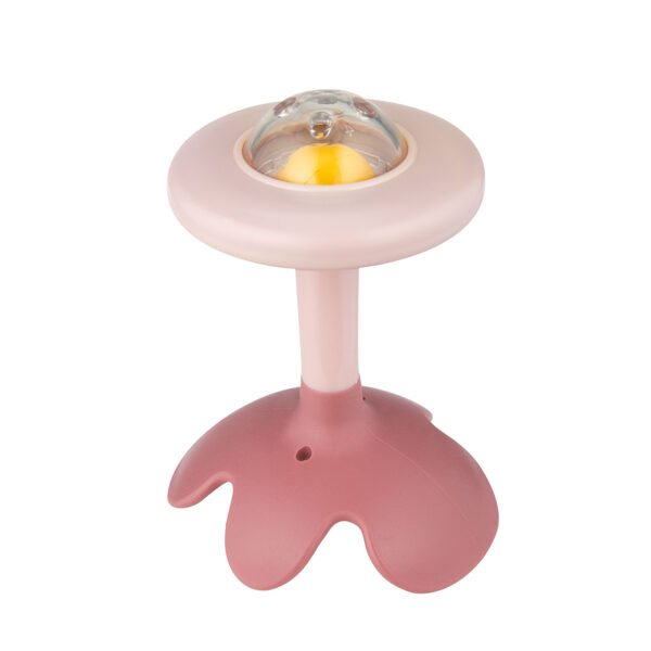 Sensorais grabulītis ar zobgrauzīti, 56/610, pink, Canpol babies