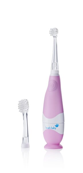 Brush-baby BabySonic elektriskā zobu birste 0-3 gadi, BRB158 rozā