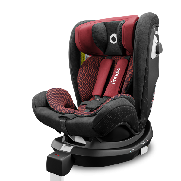 Autokrēsls bērniem Braam isofix 360⁰, 0-36 kg, red burgundy