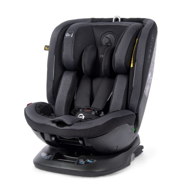 Autokrēsls bērniem Logos isofix 360⁰, i-size 40-150cm, black