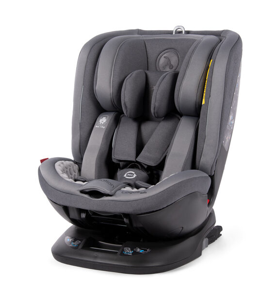 Autokrēsls bērniem Logos isofix 360⁰, i-size 40-150cm, dark grey