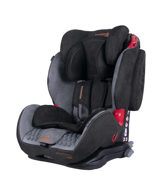 Autokrēsls Sportivo Isofix 9-36 kg, grey/black
