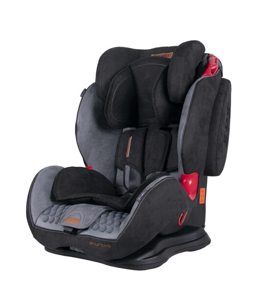 Autokrēsls Sportivo 9-36 kg, grey/black