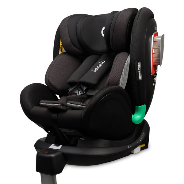 Autokrēsls bērniem Lionelo Antoon Plus 360⁰, Black Onyx