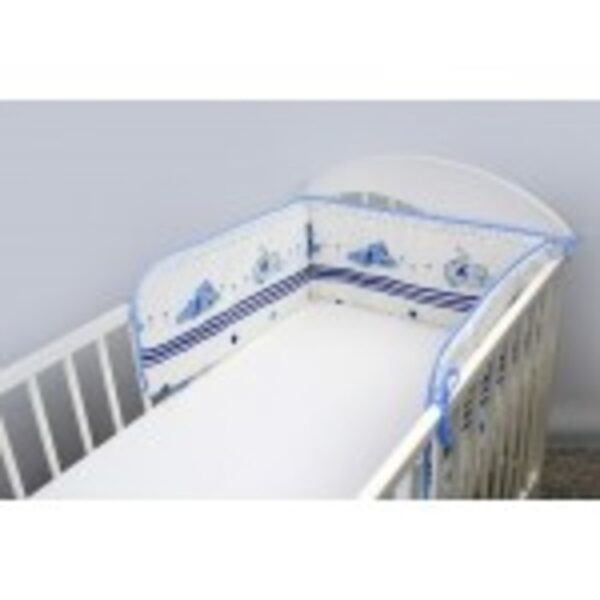 Bērnu gultiņas aizsargapmale Dreamer blue, 180cm, Ankras